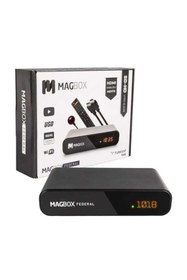 Resim Zibox Magbox Federal TKGS'li HD Uydu Alıcısı Scart + HDMI Çıkışlı 