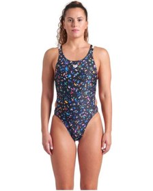 Resim Women's Arena Confettı Swımsuıt Swım Tech Multı Kadın Yüzücü Mayosu Çok Renkli 