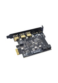 Resim 4721 Pci-e Express Usb 3.0 Type C 3.2 Çoklayıcı Riser Kart 