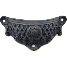 Resim Tasarım Küresi 3D Antika Tarz Dekoratif Pirinç Anıt Tas Mobilya, Çekmece Kulbu - 48X90 Mm, Oksit - Lisinya 