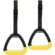 Resim Sunshine011 Yetişkin Fitness Jimnastik Halkaları Seti - 2m Ayarlanabilir Kaymaz Pp Evde Güç Antrenmanı 78.74inch 