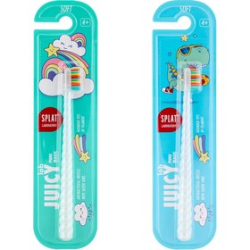 Resim Splat Juicy Lab Gümüş Çocuk Diş Fırçası (Asortili) - Gratis 
