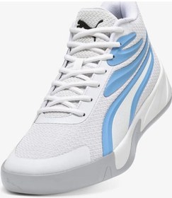 Resim Puma 31082909 Court Pro Whıte Blue Erkek Basketbol Ayakkabısı Beyaz 