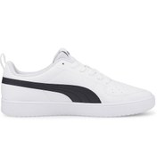 Resim Puma Rickie Beyaz Siyah Unisex Spor Ayakkabı 387607-02 