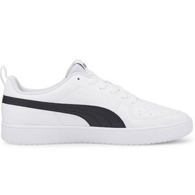 Resim Puma Rickie Beyaz Siyah Unisex Spor Ayakkabı 387607-02 