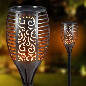 Resim Alev Efektli Solar Bahçe Lambası Small 