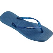 Resim Havaianas Hav. Square Logo Metallıc Comfy Blue Kadın Parmak Arası Terlik 