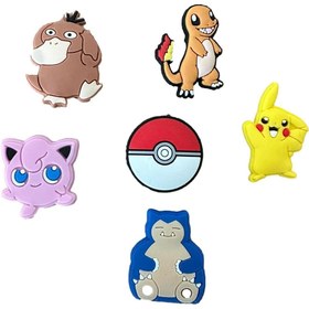 Resim odaburada Terlik Süsü-terlik Tokası Pokemon 6'lı Set 