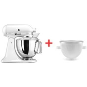 Resim Kitchenaid Artisan 5KSM175PS 4.8 L Stand Mikser + 5KSMICM Dondurma Yapma Aparat 
