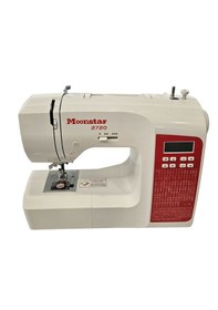 Resim Moonstar 2720 200 Desen Ev Tipi Elektronik Düz Dikiş Makinesi Beyaz 