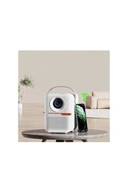 Resim multibox T6 Promax Android 4 GB Ram 64 GB Hafıza Projektör Wifi Bluetooth 240 Inç Ekran Yansıtma 