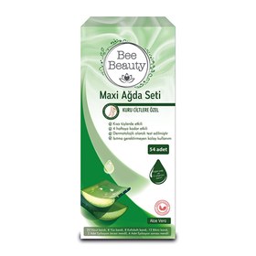 Resim Bee Beauty Maxi Ağda Seti Aloe Vera 54'lü 
