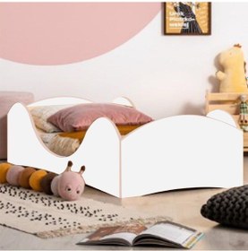 Resim Lara Mdf Montessori Yatak Bebek ve Çocuk Yatak Karyola 