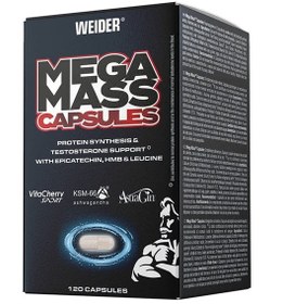 Resim Weider Mega Mass Amino HMB - KSM66 ASHWAGANDHA 120 caps 