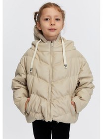 Resim Benitto Kids Kız Çocuk Şişme Mont 51320 Bej 