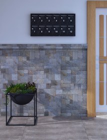 Resim rafineritasarım Posta Kutusu Kilitli Sistem Siyah 12'li 