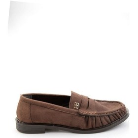 Resim Kahve Kadın Loafer Ayakkabı K01503728372 
