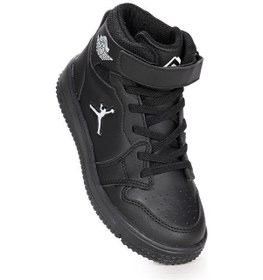 Resim Kiko Kids Haykat Cırtlı Basketbol Erkek/kız Çocuk Spor Ayakkabı Siyah Siyah Beyaz Siyah Siyah Beyaz 