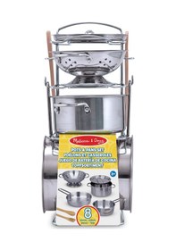 Resim Melissa And Doug Tencere Tava Oyun Seti 8 Parça 