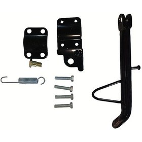 Resim Xuweiwei Motorcycle 8.66inch Anti-slip Yan Destekli Tek Bacakli Yan Sehpa Pil Destekli 