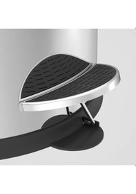 Resim Paslanmaz Metal Pedallı Çöp Kovası 12 Lt Siyah 412401 Siyah 