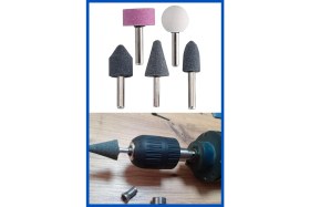 Resim Svein 5 Parça Mini Taşlama Çapak Alma Oyma Şekil Verme Ahşap Metal Kalıpçı Seti Gravür Oyma Hobi Takımı 