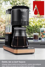 Resim Fakir Aroma Gourmet Siyah-Bakır Filtre Kahve Makinesi 