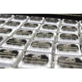 Resim Dark Brown Nikahımıza Hoşgeldiniz Çikolatası Gümüş Sargılı Dolgulu 48 Adet 