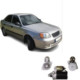 Resim Hyundai Accent Admire Otomatik Marş Motoru 2002--2005 12 Volt 8 D Diğer