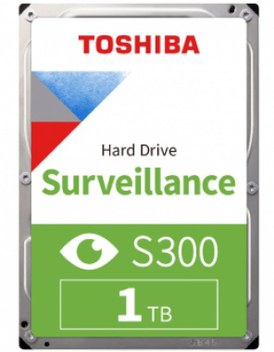 Toshiba S300 Surveillance HDWV110UZSVA 3.5" 1 TB SATA 3 HDD