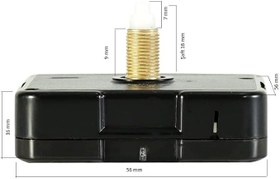Resim EXİZTİCARET 16 mm Uzun Şaft Akar Sessiz Saat Mekanizması Askısız exizNM379 