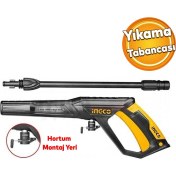 Resim Badem10 Arabba Araç Oto Otomobil Yıkama Aparatı AMSG028 Ayarlanabilir Başlıklı Tetikli Aksesuar Su Tabanca 