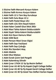 Resim Fatih İlkokul 1. Sınıf Kırtasiye Seti 29 Parça Başlangıç Set 