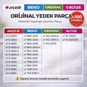 Resim Arçelik BKS-5564 Torbasız Siklon Süpürge Hepa Filitre 
