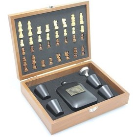 Resim Kenpazar Satrançlı Matara Seti Dekoratif Hediyelik 