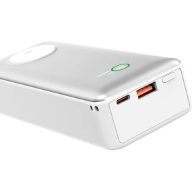 Resim Wiwu WI-P023 Elite Serisi Dijital LED Göstergeli Akıllı Saat Kablosuz Powerbank 20000MAH 145W Gümüş 