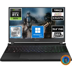 Resim Gigabyte Aorus 5 SE4-73TR213SH14 i7-12700H 64GB 1TBSSD+2TBSSD RTX3070 15.6'' FullHD W11H Taşınabilir Bilgisayar-CNT015 