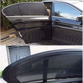 Resim Baffhome Ankaflex 2 Oto Güneşlik Perde Siyah Renkli Araba Yan Cam Perdesi 130 x 65 cm Koruyucu Örtü 