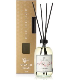 Resim Vivaldi Home Sakura Çiçeği Çubuklu Oda Kokusu Esansiyel Uçucu Yağ 100 ML 