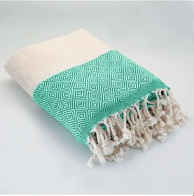 Resim Mulberry Ekonomik Peştemal %100 Pamuk Banyo Havlusu Mint 