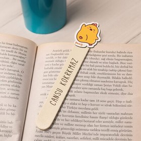 Resim Şirin Tavuk İsimli Ahşap Kitap Okuma Ayracı 