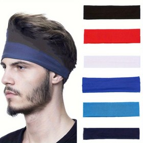 Resim Erkek Ter Bandı Paketi - Koşu, Fitness Ve Yoga İçin İdeal - Saçları Yüzünüzden Uzak Tutar 