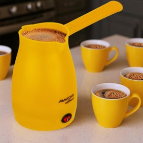 Resim AWOX CAFFEEN ELEKTRİKLİ CEZVE SARI 