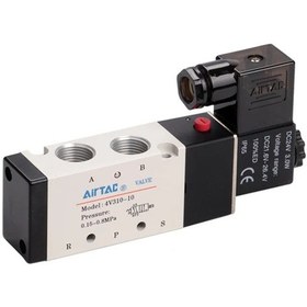 Resim Airtac 4v21008b Dc24v 1/4" Pt 4v Serisi Solenoid Valf Düşük Sürtünme, Uzun Ömürlü 