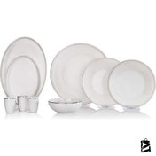 Resim Schafer Adel Platin 56 Parça Bone Porselen Yemek 