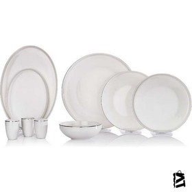 Resim Schafer Adel Platin 56 Parça Bone Porselen Yemek 