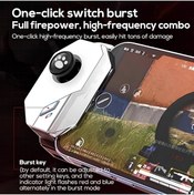 Resim NOMTEKNO PUBG TETİK Magic Mobile Game Joystick 360 derece döndürme çift duğme NİŞAN TETİK 