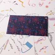 Resim 15 Parça Nakış Dikiş Örnek Seti, Karma Renkli Kağıt Dikiş Uygulama Kitabı, Başlangıççılar için Eğitici El Sanatları Kılavuzu, Tüm Mevsimler için 30 Sayfa Dikiş Desenleri ile 