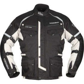 Resim Modeka Tarex Waterproof Ceket Siyah Gri 
