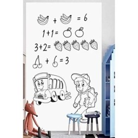Resim Beyaz Kendinden Yapışkanlı Rulo Yazı Tahtası Silinebilen Board 45X200CM 1430 